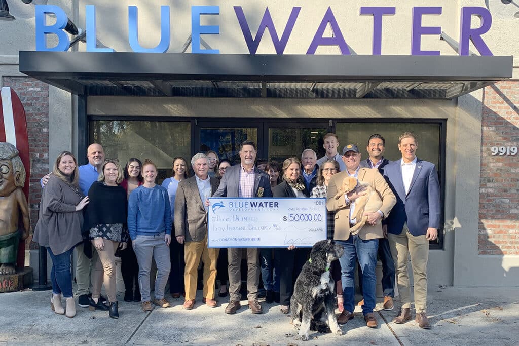Blue Water donates to Ducks Unlimited